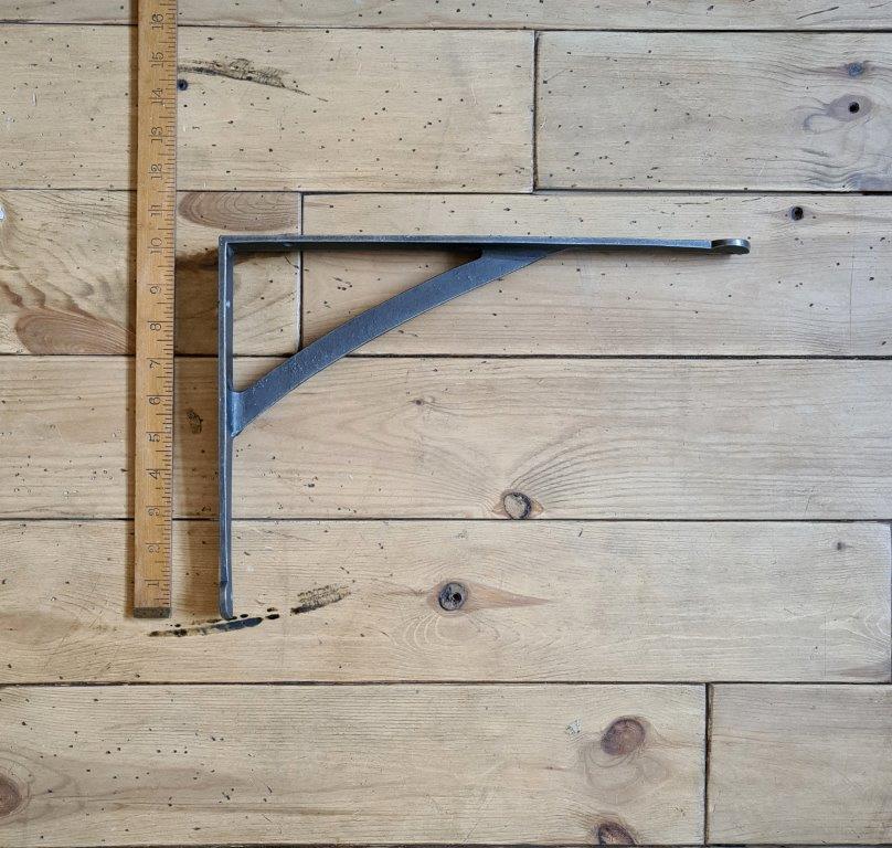 Shelf Bracket GALLOWS Penny End Cast Antique Iiron 260mm x 360mm