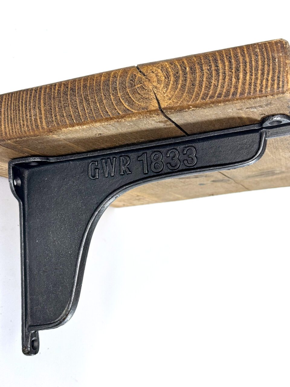 Shelf Bracket Lip Railway GWR 1833 Cast Antique Iron 220mm - Image 4