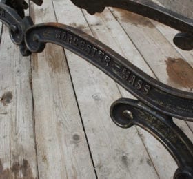 Table Connecting Bars NEWBRIDGE Cast Iron 1500mm