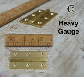 Butt Hinge Solid Brass Brushed Strong 63mm (800DSC)