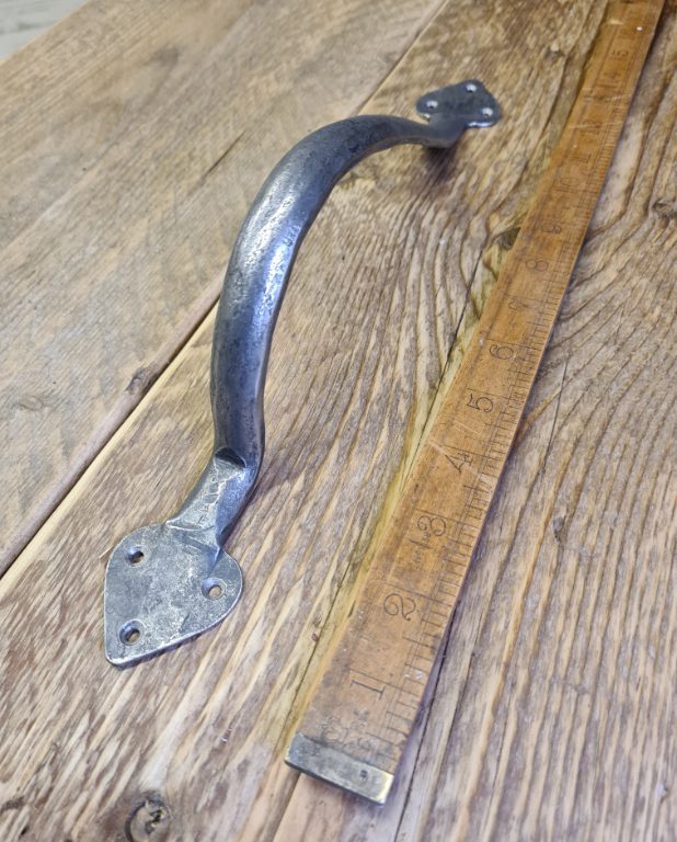 Pull Handle MARSHALL Unequal Hand Forged Antique Iron 330mm - Image 4