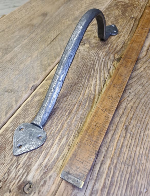 Pull Handle MARSHALL Unequal Hand Forged Antique Iron 330mm - Image 3