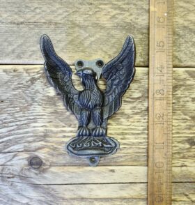 Door Knocker EAGLE Cast Antique Iron 90mm x 120mm
