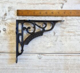 Shelf Bracket PICCADILLY Heritage Cast Antique Iron 178mm x 197mm