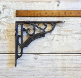 Shelf Bracket WESTMINSTER Heritage Cast Antique Iron 178mm x 197mm