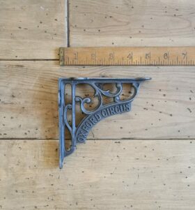 Shelf Bracket OXFORD CIRCUS Heritage Cast Antique Iron 125mm X 125mm