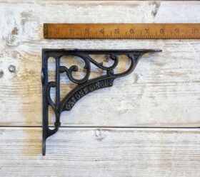 Shelf Bracket OXFORD CIRCUS Heritage Cast Antique Iron 178mm x 197mm