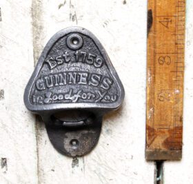 Bottle Opener Wall Mounted GUINNESS Cast Iron