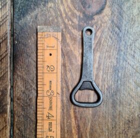 Bottle Opener Hand Held PLAIN Antique Iron 90mm - TBD