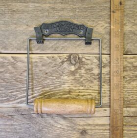 Toilet Roll Holder BRITISH PAPER CO Fixture Wire & Wood