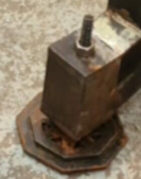 Adjustable Foot for THE GOLIATH Table Cast Iron