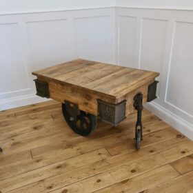 Railway Cart Platform Station Set Complete 2 Jockey Wheels (Timber not included)