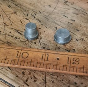 Steel Bung End Cap for stool legs 15mm Tube