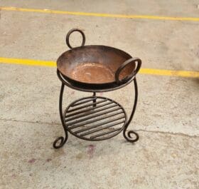 Kadai Fire Pit Stand LARGE - 356mm Diameter x 406mm High