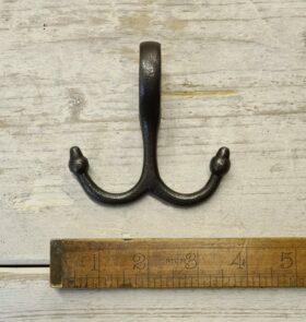 Hook Double Anchor Shape Luggage Wardrobe Antique Iron 85mm x 85mm 25mm Int