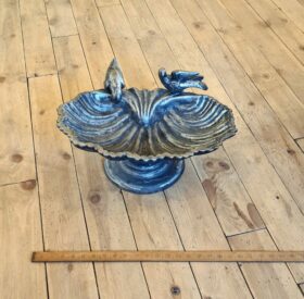 Bird Bath with 2 Birds Cast Iron Heavy 400mm x 500mm TBD