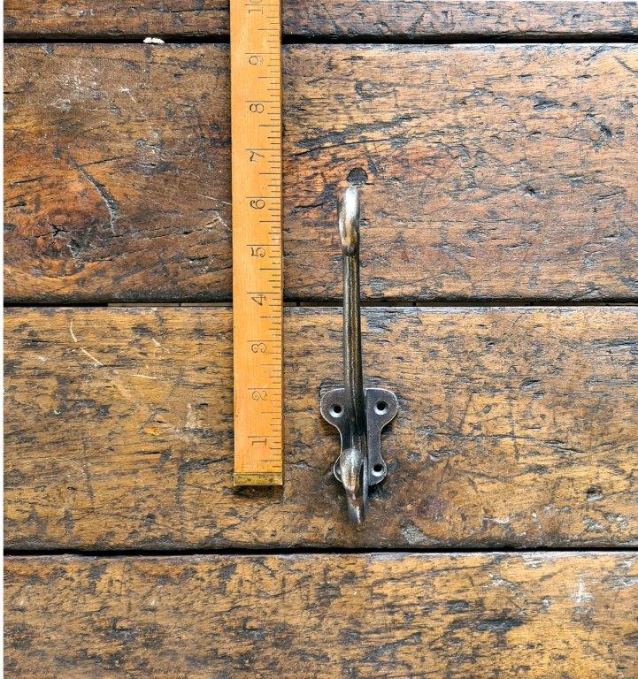 Hat & Coat Hook SCALBY Antique Iron 175mm - Image 2