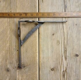 Shelf Bracket GALLOWS Plain Lugs Cast Antique Iron 213 x 213mm