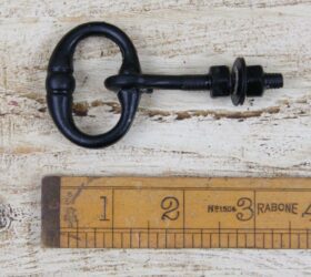 Drop Handle Bolt Through Black Wax 65mm x 45mm TBD
