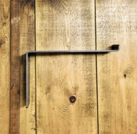 Shelf Bracket UTILITY Medium Duty Angle Lip Steel 150mm x 238mm