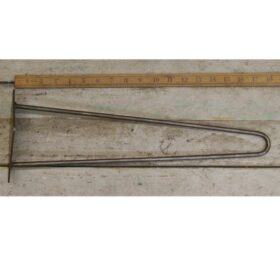 Hairpin Leg 2 Prong Antique Iron 450mm