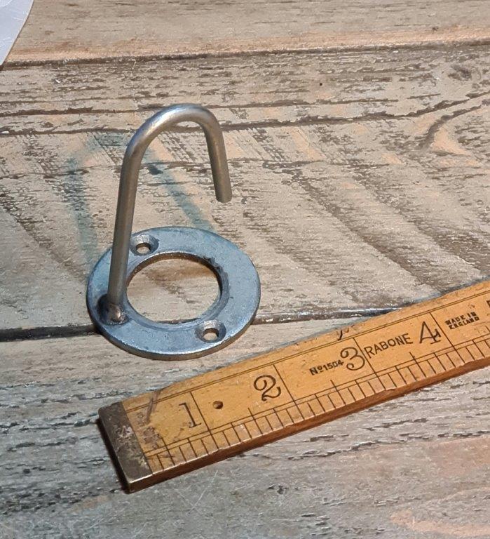 Pendant Shade Chain Ring Open Hook Antique Iron 29mm Int Diameter - Image 3