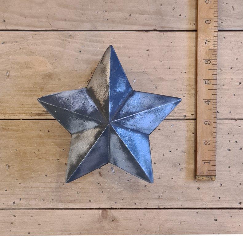 Door Knocker STAR SHAPE Cast Antique Iron 160mm - Image 4