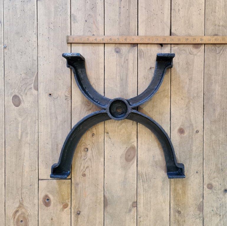 Coffee Table End Frame ROMILLE Cast Iron 400mm x 340mm - Image 4