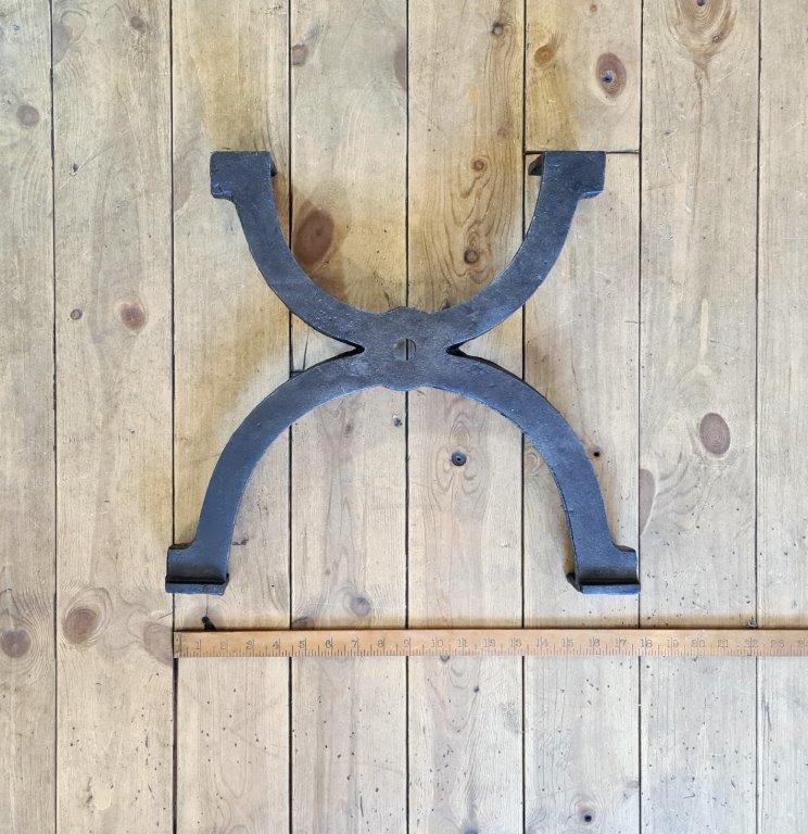 Coffee Table End Frame ROMILLE Cast Iron 400mm x 340mm - Image 3