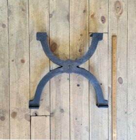 Coffee Table End Frame ROMILLE Cast Iron 400mm x 340mm