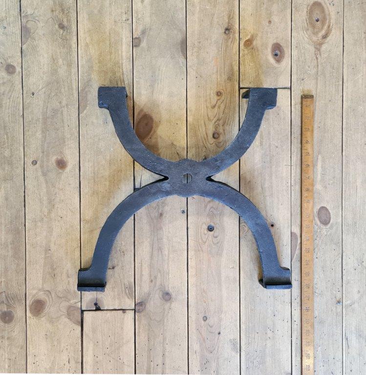 Coffee Table End Frame ROMILLE Cast Iron 400mm x 340mm