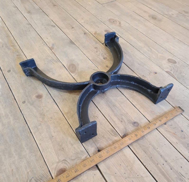 Coffee Table End Frame ROMILLE Cast Iron 400mm x 340mm - Image 2
