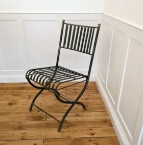 Folding Garden Chair BERKELEY Antique Iron