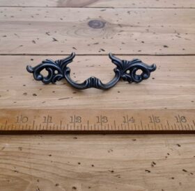 Cabinet Pull Handle VALENTINE Cast Antique Iron 140mm