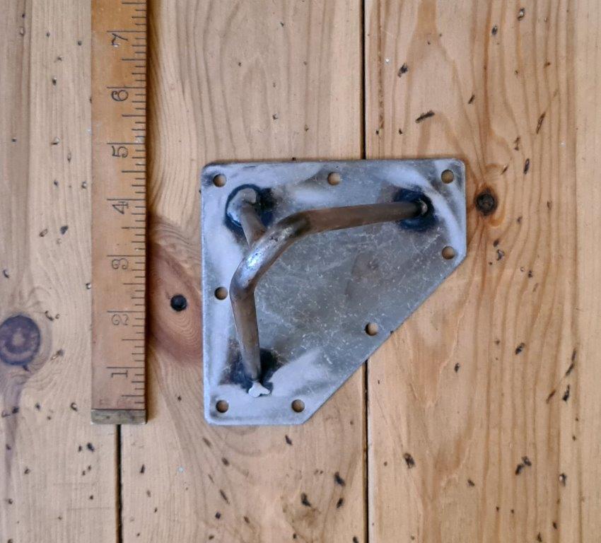 Hairpin Leg 3 Prong Antique Iron 8mm Diameter Rod 150mm - Image 2