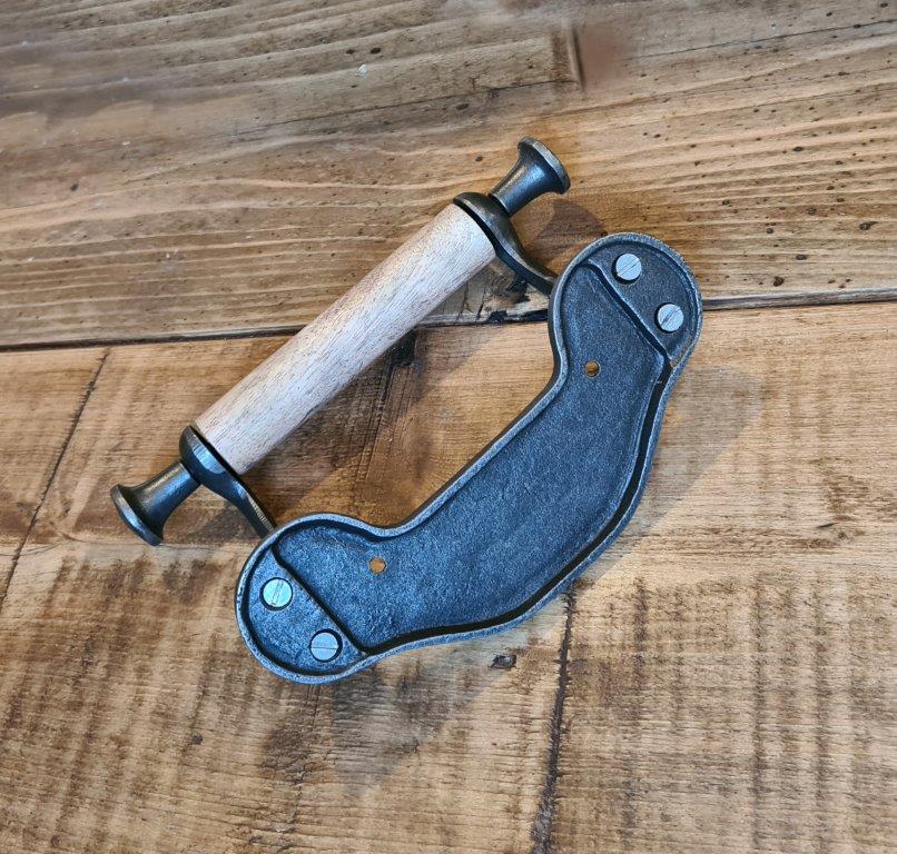 Toilet Roll Holder TOILET Long Arm Antique Iron 150mm - Image 2