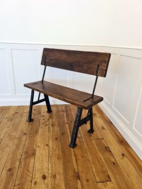 Platform Tram Bench KIT Station Reversible Swivel Pivot Back Rest