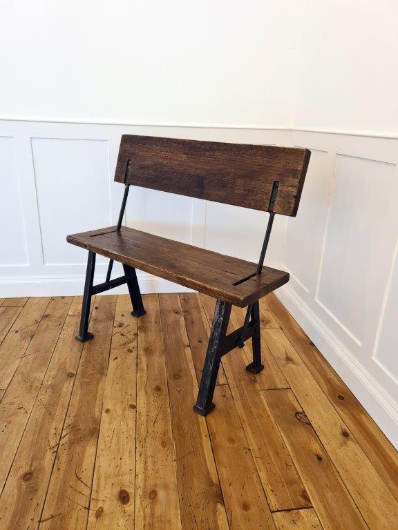 Platform Tram Bench KIT Station Reversible Swivel Pivot Back Rest