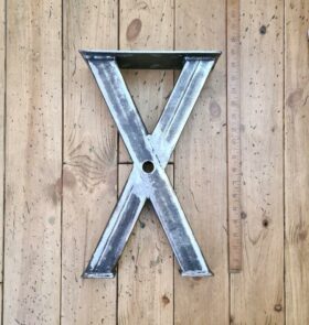 Bench End Frame CROSS Section Mild Steel 50mm x 50mm x 406mm x 254mm