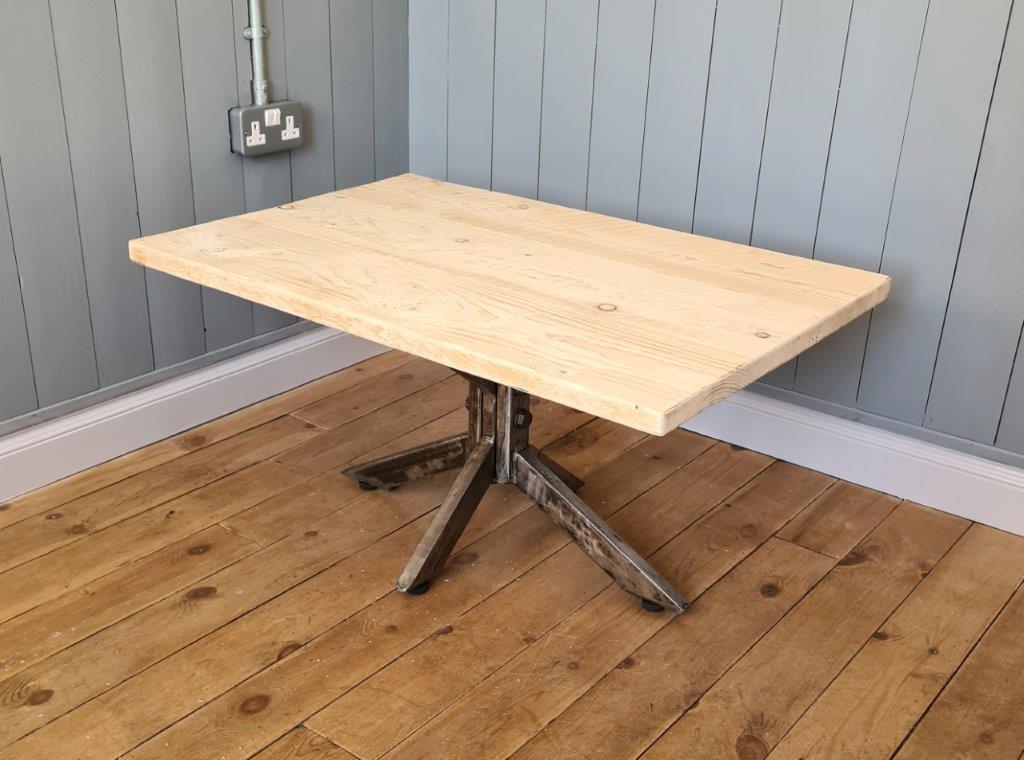 Table Pedestal Cross Underframe SPIDER 400H x 650 x 450mm - Image 2