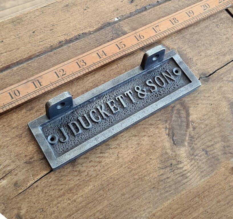 Shelf Bracket Alcove J DUCKETT Cast Antique Iron 50mm x 175mm - Image 2