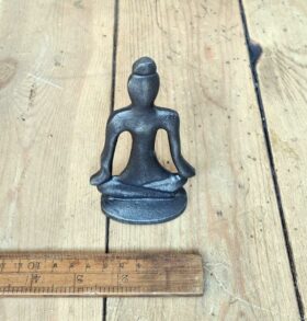 Paperweight Ornament YOGA Cast Antique Iron 130mm