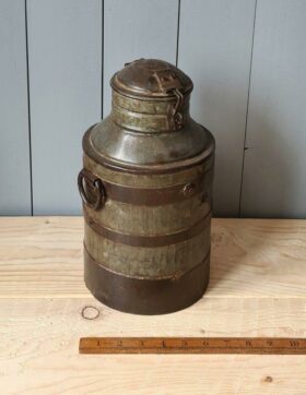 Milk Churn Antique Rust Finish Variety of Sizes