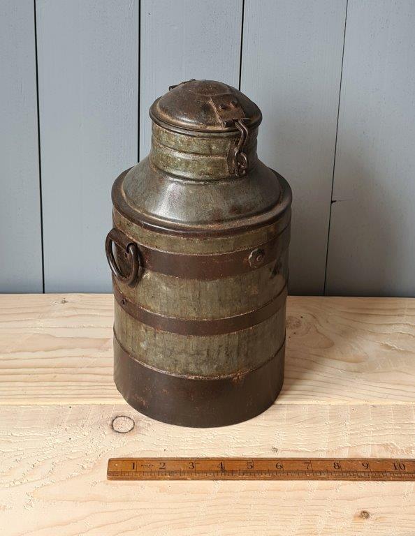Milk Churn Antique Rust Finish Variety of Sizes