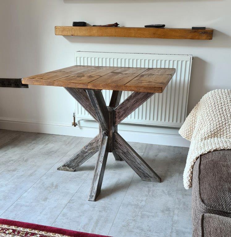 Table Pedestal Cross Underframe SPIDER 710mm x 820mm x 820mm - Image 2