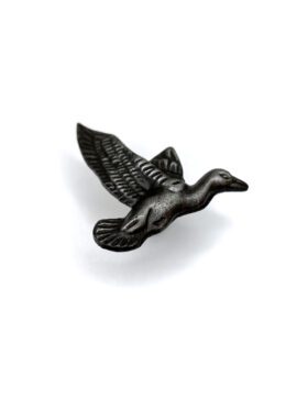 Knob Cupboard FLYING GOOSE Cast Antique Iron 60mm