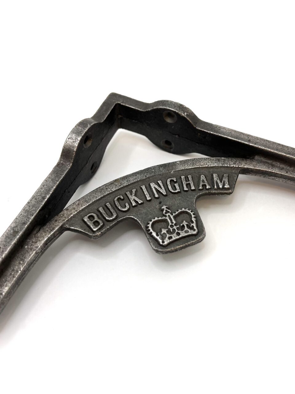 Shelf Bracket GALLOWS Rad Lugs BUCKINGHAM Antique Iron 200mm x 200mm - Image 2