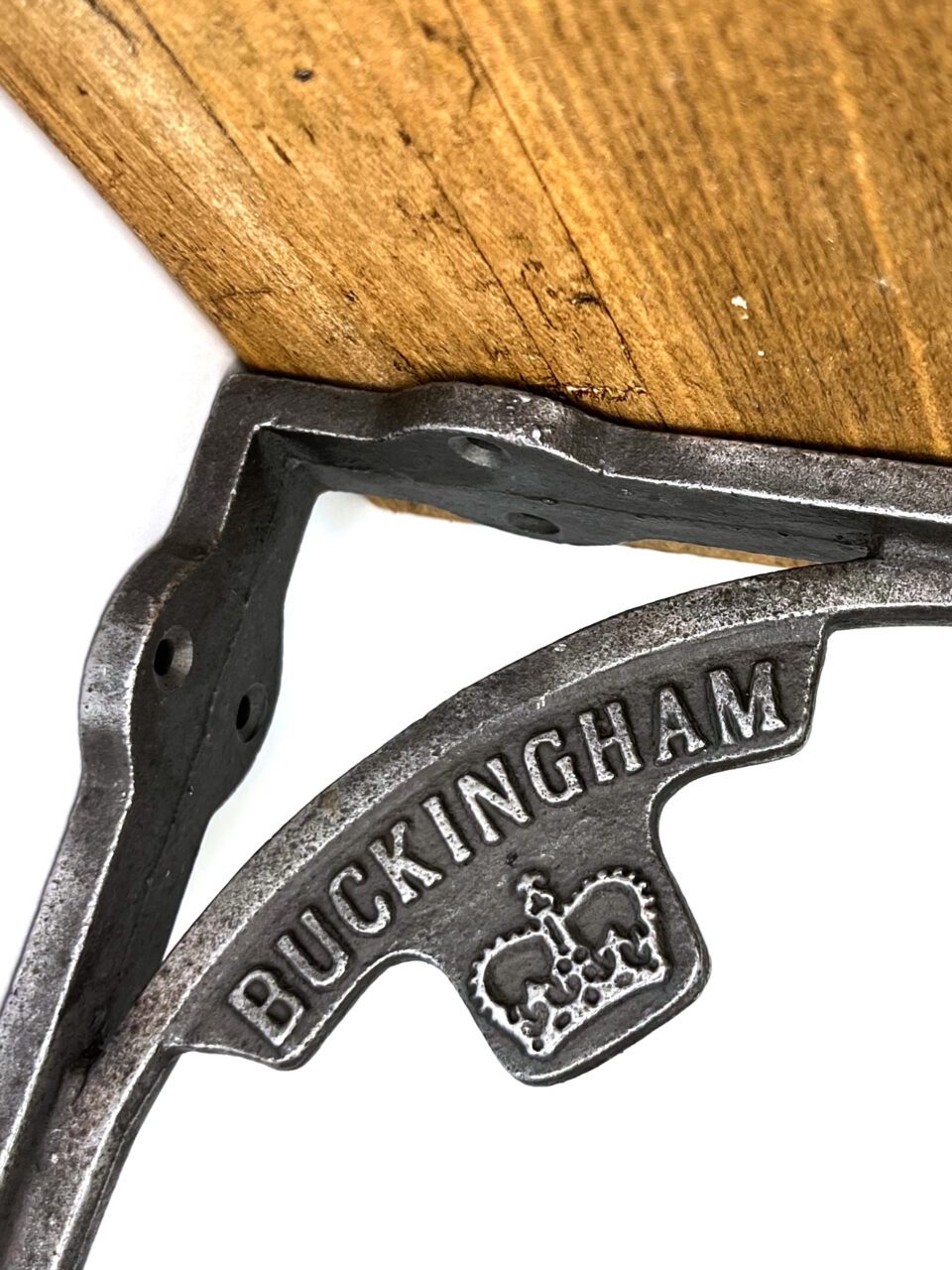 Shelf Bracket GALLOWS Rad Lugs BUCKINGHAM Antique Iron 200mm x 200mm - Image 3