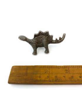 Knob Cupboard Dinosaur STEGOSAURUS Cast Antique Iron 70mm