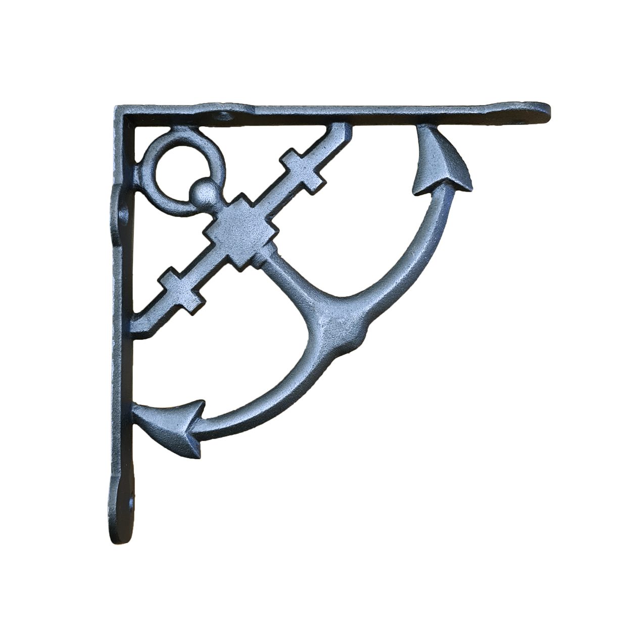 Shelf Bracket ANCHOR Cast Antique Iron 150mm x 150mm - Image 2